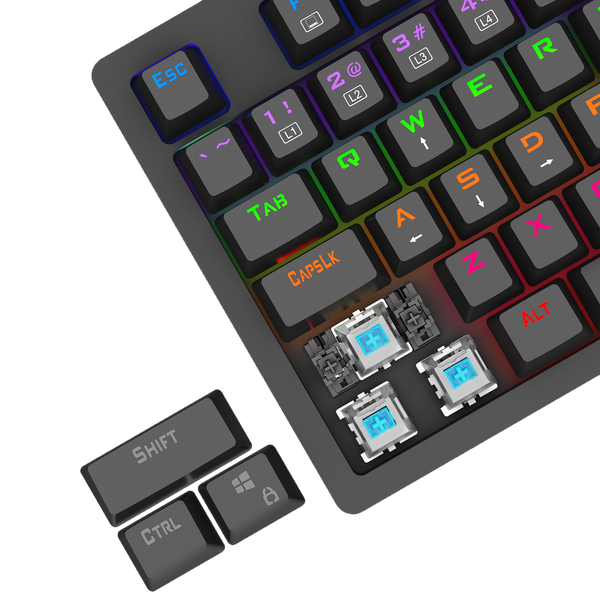 T-DAGGER Bali T-TGK311 Gaming Mechanical Keyboard RGB Backlighting