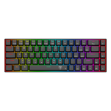 T-DAGGER KIVA T-TGK322RGB-RD 68 Key Mechanical Keyboard Optimized Layout RGB Backlighting with Macro Function and Arrow Keys