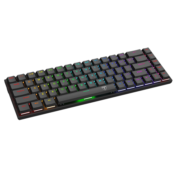 T-DAGGER KIVA T-TGK322RGB-RD 68 Key Mechanical Keyboard Optimized Layout RGB Backlighting with Macro Function and Arrow Keys