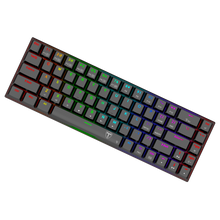 T-DAGGER KIVA T-TGK322RGB-RD 68 Key Mechanical Keyboard Optimized Layout RGB Backlighting with Macro Function and Arrow Keys