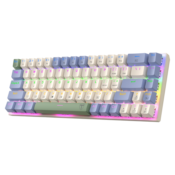 T-DAGGER VIATOR T-TGK325 60% Wired Rainbow Mechanical Gaming Keyboard