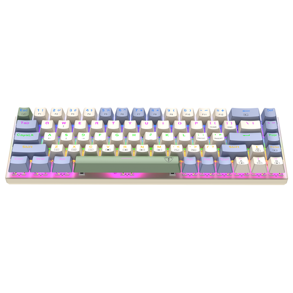 T-DAGGER VIATOR T-TGK325 60% Wired Rainbow Mechanical Gaming Keyboard