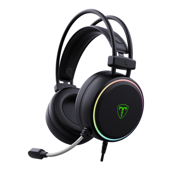 T-DAGGER T-RGH304 Black Gaming Headset with Backlighting