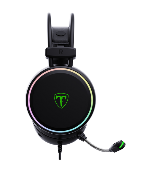 T-DAGGER T-RGH304 Black Gaming Headset with Backlighting