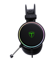 T-DAGGER T-RGH304 Black Gaming Headset with Backlighting