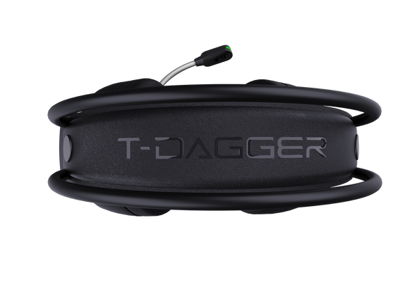T-DAGGER T-RGH304 Black Gaming Headset with Backlighting