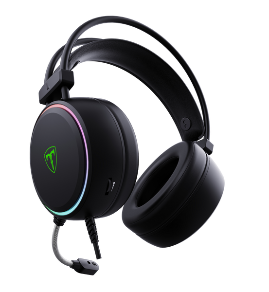T-DAGGER T-RGH304 Black Gaming Headset with Backlighting