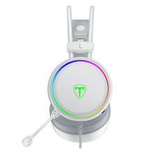 T-DAGGER T-RGH304 White Gaming Headset with Backlighting
