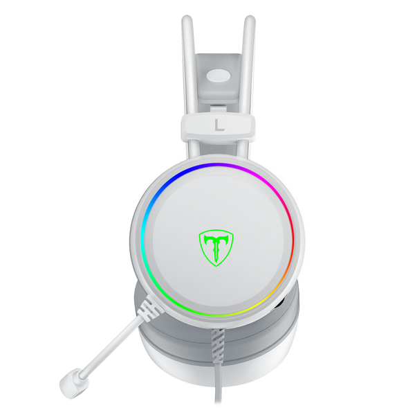 T-DAGGER T-RGH304 White Gaming Headset with Backlighting