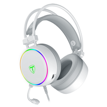T-DAGGER T-RGH304 White Gaming Headset with Backlighting