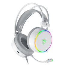 T-DAGGER T-RGH304 White Gaming Headset with Backlighting