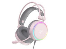 T-DAGGER T-RGH304 Pink Gaming Headset with Backlighting