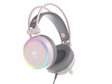 T-DAGGER T-RGH304 Pink Gaming Headset with Backlighting