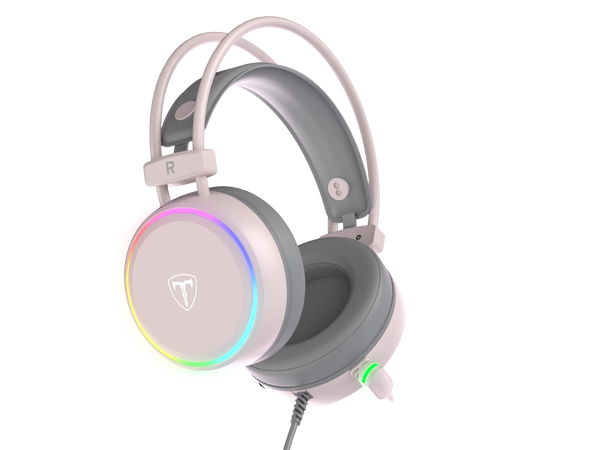 T-DAGGER T-RGH304 Pink Gaming Headset with Backlighting