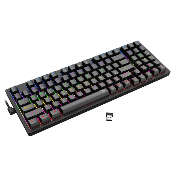 T-DAGGER HOLYSWORD T-TGK331 3 Modes Connection Backlighting Mechanical Keyboard