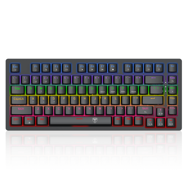T-DAGGER T-TGK326-BR Wired Rainbow Backlight Mechanical Keyboard