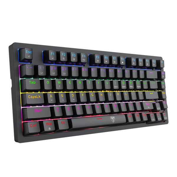 T-DAGGER T-TGK326-BR Wired Rainbow Backlight Mechanical Keyboard