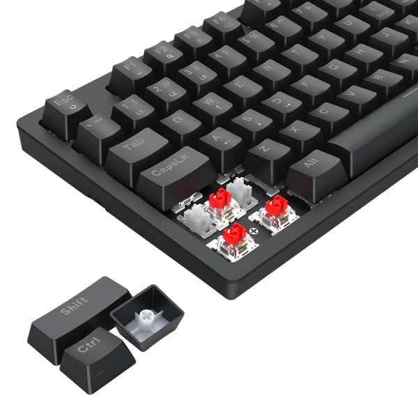 T-DAGGER T-TGK326-BR Wired Rainbow Backlight Mechanical Keyboard