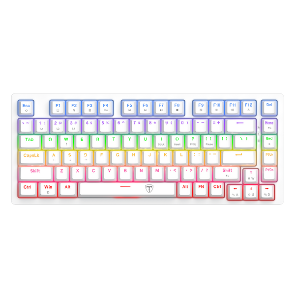 T-DAGGER T-TGK326-BR Wired Rainbow Backlight Mechanical Keyboard