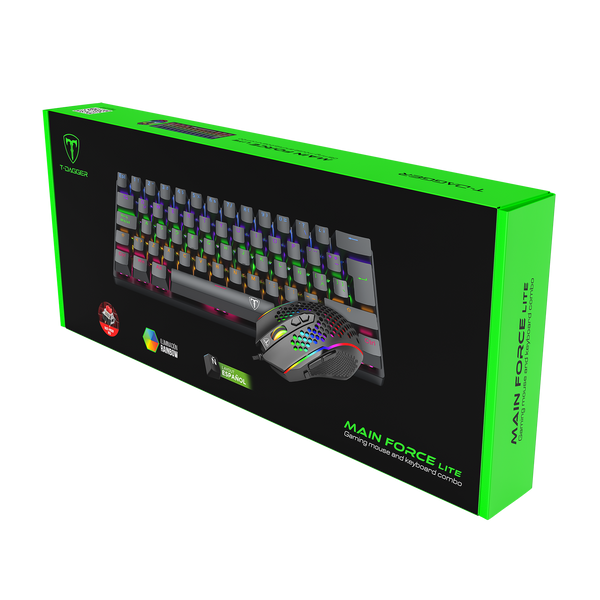 T-DAGGER T-TGS008-LIT 2 in 1 Gaming Mouse and Keyboard Combo
