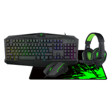 T-DAGGER T-TGS003 Mouse/ Keyboard/Mousepad/Headset 4 IN 1 Gaming Combo Set