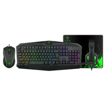 T-DAGGER T-TGS003 Mouse/ Keyboard/Mousepad/Headset 4 IN 1 Gaming Combo Set